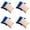 Blue*4, variant on Window Defogger Sponge, Windshield Cleaner Sponge, Windshield Cleaning Block, 1 Pack Car Glass Sponge,Non-Scratch Car Glass Defogging Block, Reusable Auto Interior Window Cleaning Tool