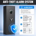 thumbnail image 4 of Silkight 5-10 Gun Safe, Biometric Long Gun Safes with Fingerprint, Digital Gun Safe with Backlit Keypad & LED Light, Gun Cabinet with 3 Adjustable Gun Slots, Removable Shelf, Ammo Box, 4 of 8