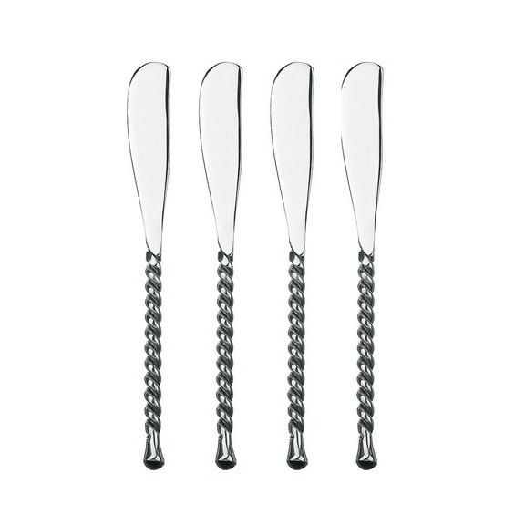 Gourmet Settings (GS) Silver Tear 18/10 Stainless Spreader (Set of Four)