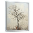 thumbnail image 2 of Designart "Beige Minimalism Baobab Tree III" Tree Baobab Floater Framed Canvas Prints, 2 of 5