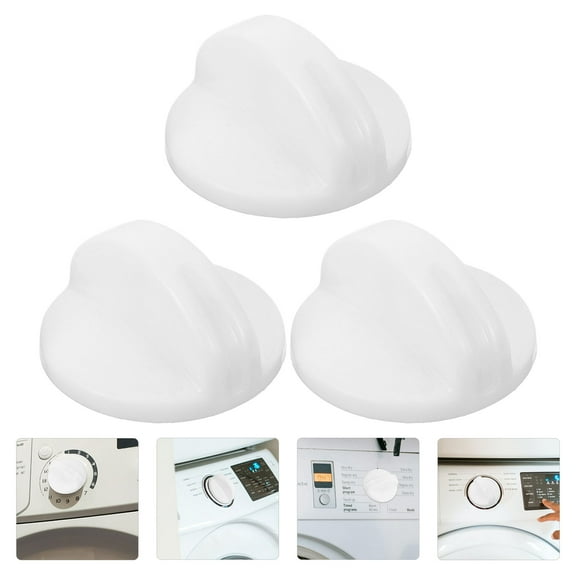 WHAMVOX  3 Pcs Washer Control Range Knobs Replacements Dryer Parts Washing Machine