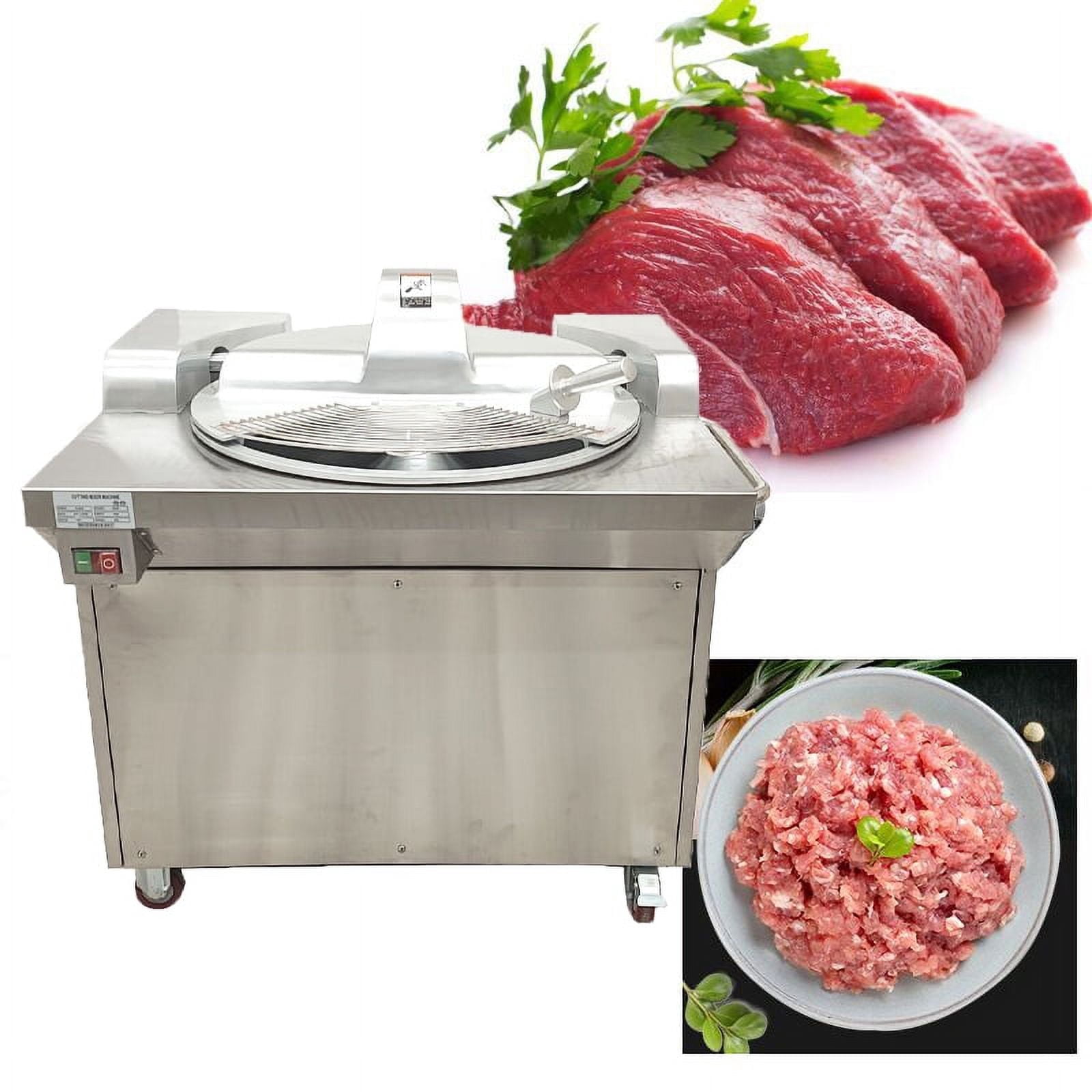 24L Commercial Electric Meat Vegetable Cutter Shredder Food Chopper Processor with S shaped Blade 110V