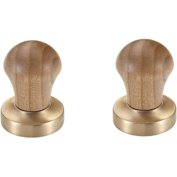 Gamvdout Wooden Cabinet Knobs 2Pcs Chinese Style Handle Walnut Door Handle Wood Grain Cabinet Drawer Wardrobe Cabinet Handle C Single Hole Original Oak