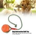 thumbnail image 2 of EVA Portable Pet Dog Training Interactive Chew Toys Ball with Rope, 2 of 5