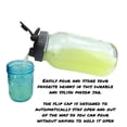 thumbnail image 5 of Replacement Wide Mouth Flip Cap Mason Jar Lids For Ball Mason Jars Leak-proof Cover, 5 of 5