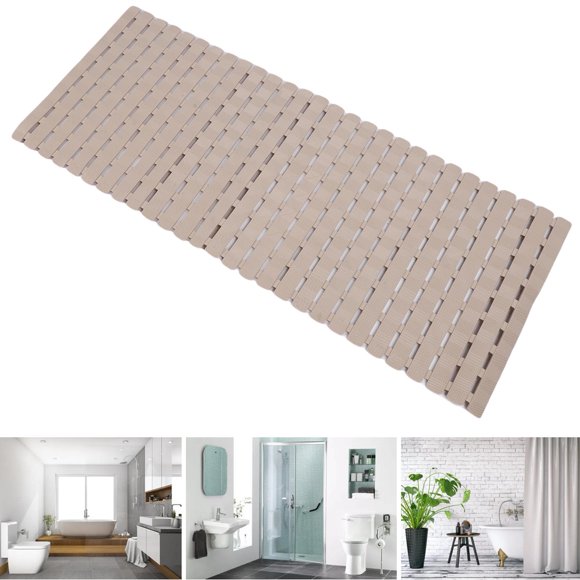 Shower Stall Mat Bathtub Mat Anti Slip with Textured and Strong Suction Cups for Bathroom Shower Floor and Sauna Rooms