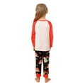 thumbnail image 1 of Monfince Matching Family Pajamas Sets Christmas PJ's Cute Sloth Print Top and Plaid Pants Jammies Sleepwear Child 4-5Y, 1 of 8