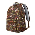 thumbnail image 2 of Hedgehog and Mushroom Backpack for School,Cute School Bag,Schoolbag with Adjustable Shoulder Straps & Padded Back,15.3"x11"x7.1"., 2 of 6