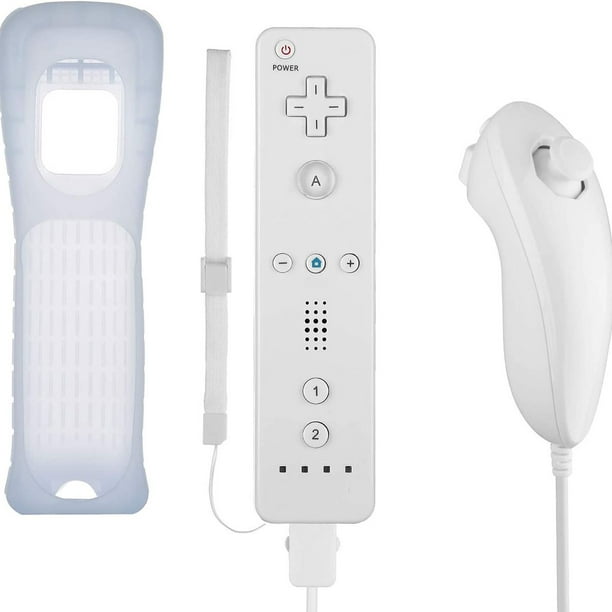 Nintendo Wii Console RVL-001 Bundle W/ 4 Controllers 2 Nunchucks Charging Base