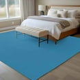 thumbnail image 5 of Wave Ride Area Rugs 6x9 for Living Room, Farmhouse Solid Blue Color Modern Art Non Slip Washable Rug Runner, Low Pile Indoor Floor Carpet Mat Bathroom Rugs for Bedroom, Kids Room, 5 of 9