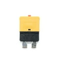 thumbnail image 1 of BRIGHTFUFU Car Fuse Tap Circuit Breaker Yellow Alloy Thermal Protection Automotive Use 1Pack, 1 of 7