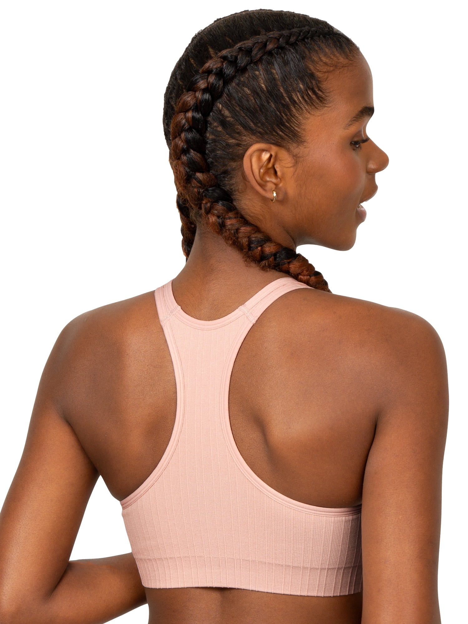 Fresh by Fruit of the Loom Juniors So Sporty Seamless Racerback Crop Top, Style FR137W, Sizes XS to 3XL