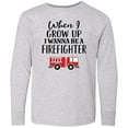thumbnail image 3 of Inktastic Future Firefighter Kids Fireman Long Sleeve Youth T-Shirt, 3 of 5