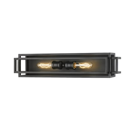 

Z-Lite Titania 2 Light Vanity in Matte Black