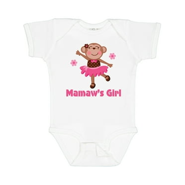 Inktastic Mamaw's Girl Girls Baby Bodysuit