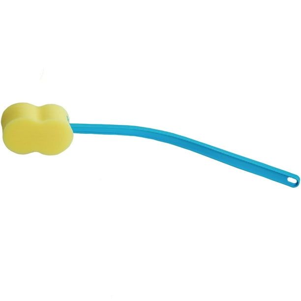 Bendable Blue Handle Bath Sponge