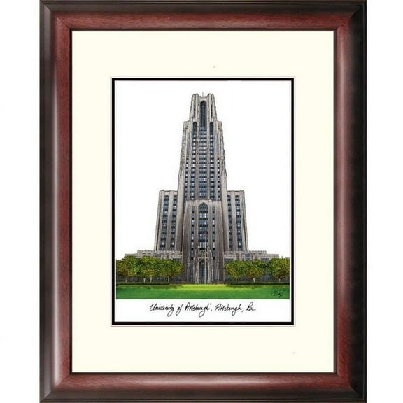 University of Pittsburgh Alumnus Framed Lithograph