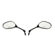 thumbnail image 5 of Juego Espejos para Motocicleta Italika Ws150 D125 D150 D175, 5 of 7