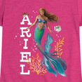 thumbnail image 3 of Disney - Ariel - Toddler & Youth Girls Short Sleeve Graphic T-Shirt, 3 of 5