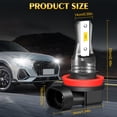 thumbnail image 4 of SHENKENU for Honda Civic 2016-2020 LED Headlight Bulbs 9005 H11 High/Low Beam H11 H8 Fog Light White, 4 of 16