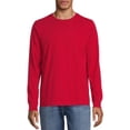 thumbnail image 2 of George Men's Crewneck Tees with Long Sleeves, 3-Pack, 2 of 5