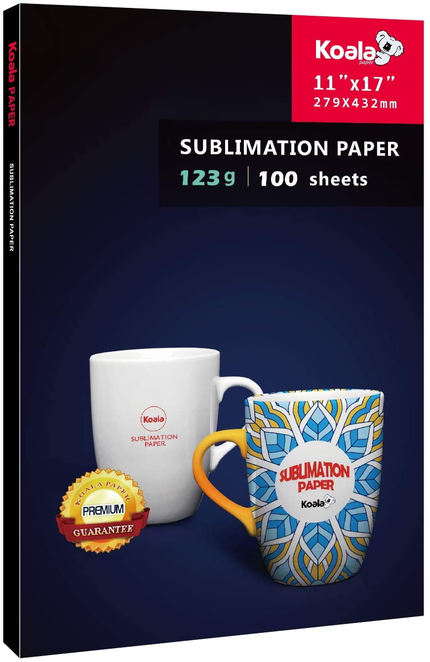 Koala Sublimation Ink Paper 8.5x11 200 Sheet Inkjet Heat Transfer Mug Tumbler 