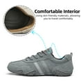 thumbnail image 2 of Men's Casual Shoes Fashion Leather Lightweight Comfort Handmade Sneakers Outdoor Walking Chukka Commuting Driving Beck Gray 8.5 US, 2 of 7