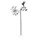 thumbnail image 3 of Molino de viento de metal con forma de colibrí de hierro, escultura de viento para exteriores, césped, patio, jardín, etc., 3 of 14
