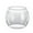 Transparent, variant on LYTMENT Mini Plastic Fish Bowl Decorative Fish Bowls Unbreakable Heavy Duty Goldfish Bowl for Centerpiece Vases Party Decorations