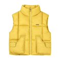 thumbnail image 6 of Stamzod Kids Clothes Boys Girls Puffer Vest Thick Warm Zip Up Jacket Sleeveless Winter Coat with Pocket Yellow E 5-6Years, 6 of 7