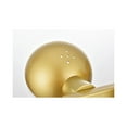thumbnail image 6 of Living District Majesty 2-Light Metal Bath Sconce in Brass/Frosted White, 6 of 6