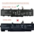 thumbnail image 3 of CC03XL 53Wh Laptop Battery Replacement for HP EliteBook 850 G7 G8 EliteBook 855 G7 G8 ZBook Firefly 15 G7 G8 Series, 3 of 4