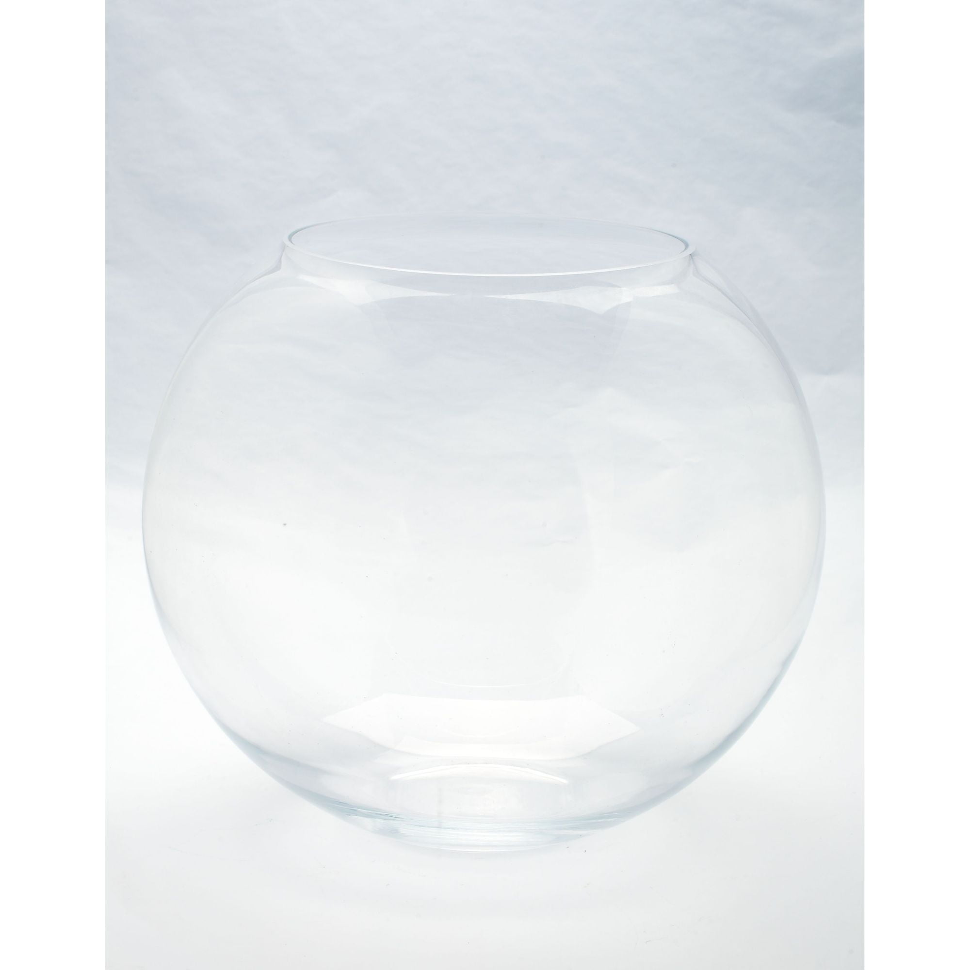 14" Clear Glass Bubble Bowl Floating Tealight Candle Holder