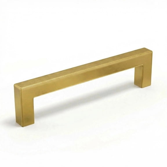 Fitviso 10 Pack 4.25 Inch Center to Center Brushed Brass Cabinet Handles