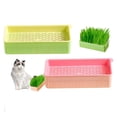 thumbnail image 4 of Cat Grass Planter - Qyaukm Cat Grass Growing Kit with Germination Tray - Indoor Gardening System for Pets, Soil-Free Planter Without Seeds, 4 of 7