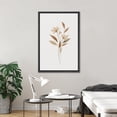 thumbnail image 2 of Framed Canvas Print Wall Art Minimalist Floral Botanical Art for Living Room, Bedroom, Office - 24"x36" BLACK, 2 of 7