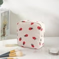 thumbnail image 4 of Makeup Bag, Cosmetic Bag, Double Layered Large Capacity Small Fresh Makeup Organizer, Stylish Durable Portable Travel Cosmetics Pouch, 4 of 5