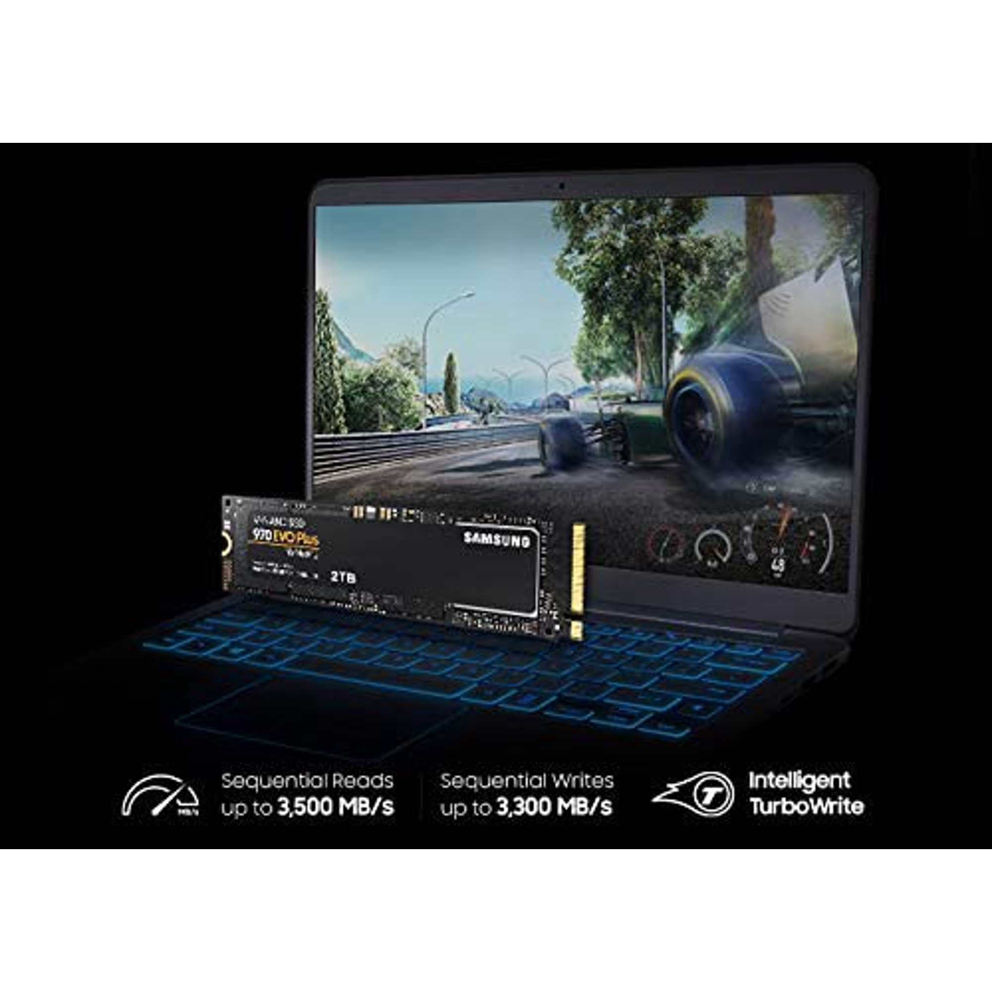 Samsung 970 EVO Plus 500GB NVMe M.2 Internal SSD (MZ-V7S500