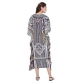 thumbnail image 3 of Gypsie Blu Women's Plus Size Kaftan Dresses Printed Long Maxi Dress for Ladies Girls, 3 of 6