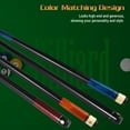 thumbnail image 4 of Maple Billard avec Grande Poignée en Cuir PU 13MM, Résistant à la Transpiration pour Débutants et Joueurs de Ligue, en Érable, Poignée en Cuir PU, Design Assorti, 4 of 7