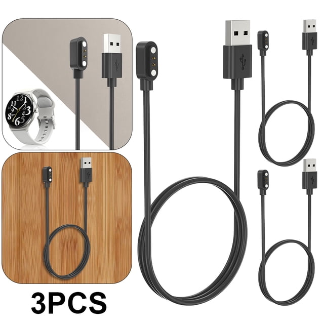 Cargador Reloj Magnético USB para HAYLOU Watch 2 Pro (LS02 Pro)/Solar Lite (100 Cm)