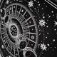 thumbnail image 3 of Altar Butaro Towel Witchcraft Supplies Square Silver Tablecloth Ancient Spiritual Pagan Heaven Cloth with Sun and Moon Fringe 150*130cm, 3 of 5
