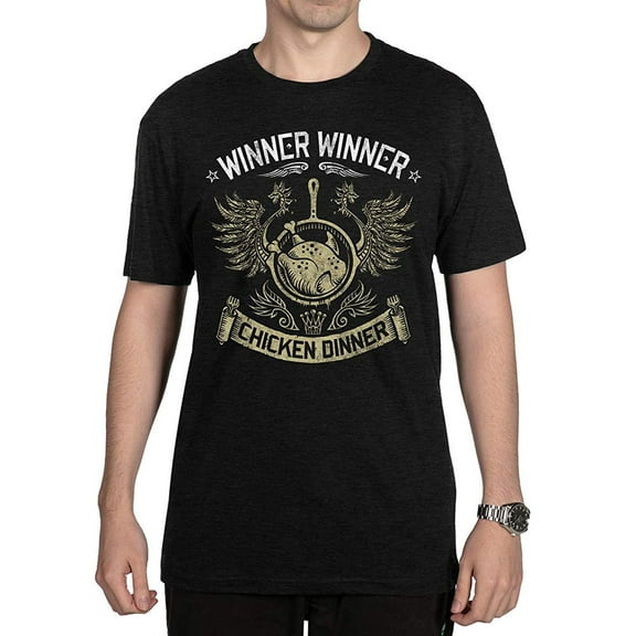 PUBG Pioneer Winner Winner Chicken Dinner Premium Cotton Gaming Adult T-Shirt