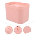thumbnail image 1 of CRAFTHROU Pink Plastic Automatic Circulation Dog Water Fountain 1Pack, 1 of 6
