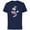 Navy, variant on Disney Minnie Mouse Vintage Americana - Short Sleeve Cotton T-Shirt for Adults - Customized-Black