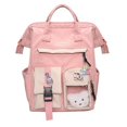 thumbnail image 1 of Women Candy Colors Backpacks Fancy High School Bags For Teenage Girl Large Capacity Cute Travel Rucksack, 1 of 5