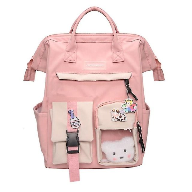 Women Candy Colors Backpacks Fancy High School Bags For Teenage Girl Large Capacity Cute Travel Rucksack