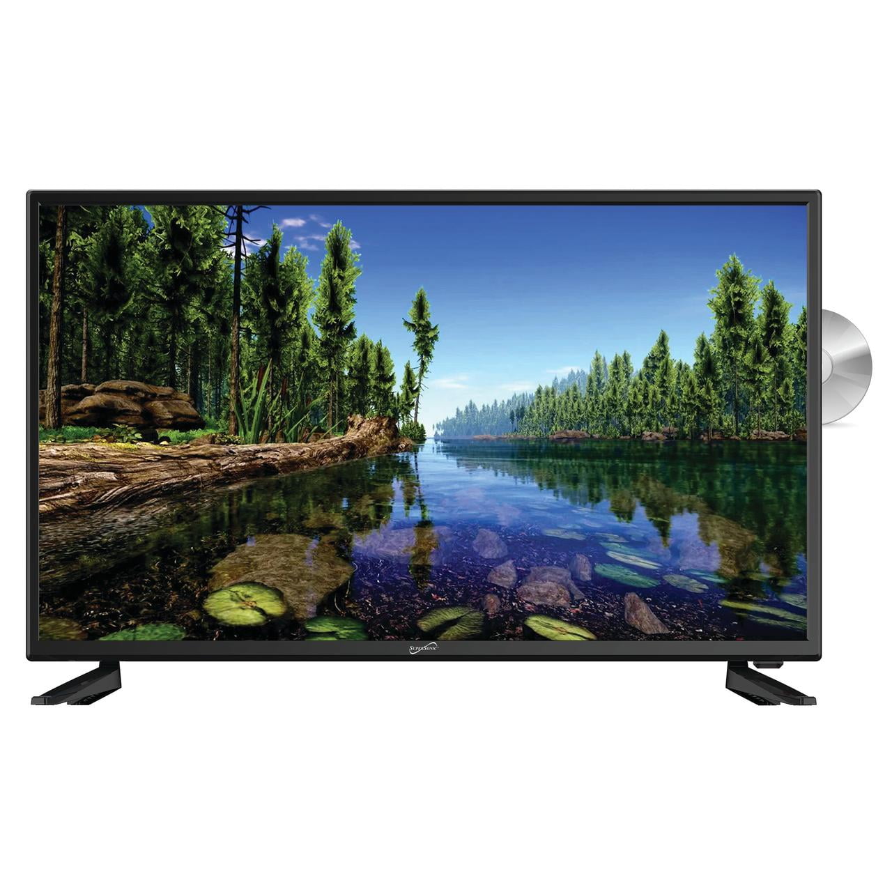 Supersonic 32” Widescreen LED HDTV with DVD