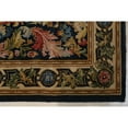 thumbnail image 2 of EORC Brown Hand Knotted Wool Traditional  Savonnerie Rug  Rug, 3' x 8', 2 of 4