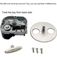 thumbnail image 3 of Pursuestar Rotating Wind Up Music Box Melody Amazing Grace, 18 Note Yunsheng Musical Mechanism Center Rotary Movement with Round Key for DIY Music Boxes, 3 of 6